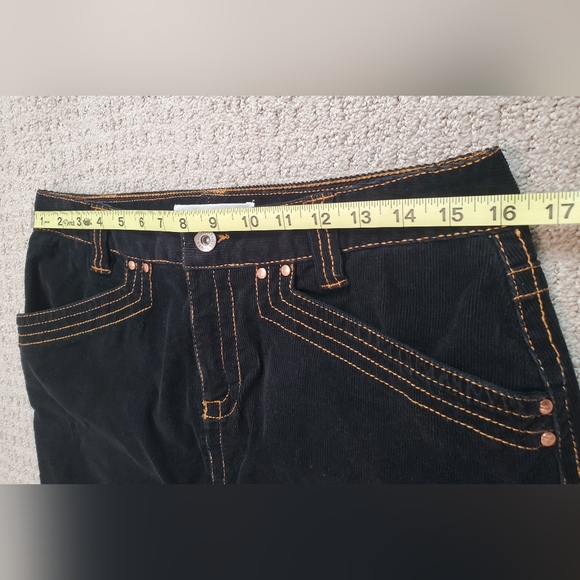 Black Corduroy Mini Skirt - Picture 6 of 6